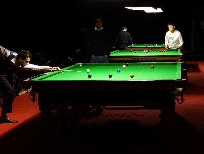 Mark Selby German Masters 2012 Practise Table