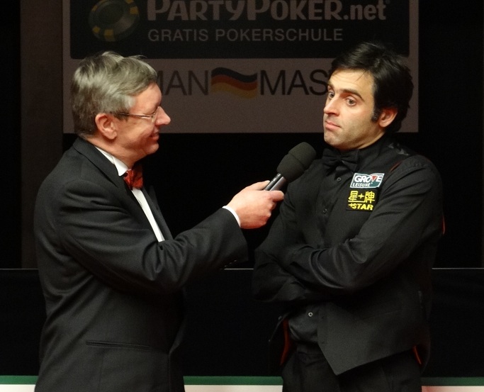 Rolf Kalb Ronnie O'Sullivan German Snooker 2012
