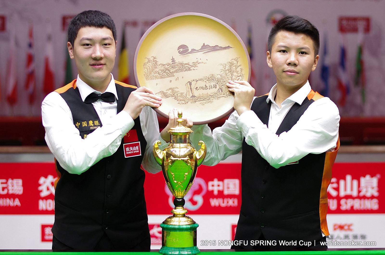 China B Storm To Victory At The Snooker World Cup 2015