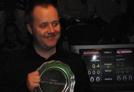 John Higgins wins EPTC5