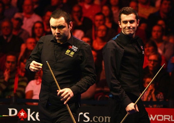 Mark Selby and Stephen Maguire
