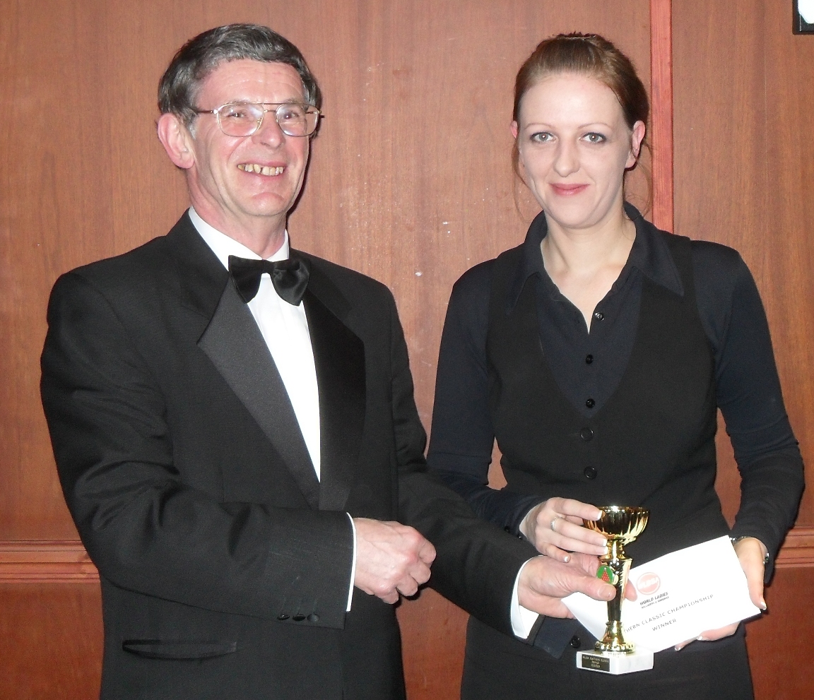 Emma Bonney WLBSA Southern Classic Snooker Champion 2012