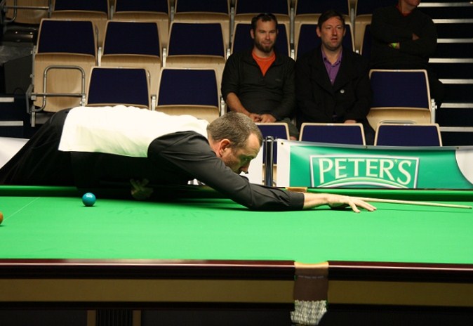 Mark Williams Snooker Under Body Shot PTC2 2011